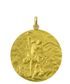 Joyas Nicols Medallas Y Cruces | Medalla San Miguel Oro 18Kt