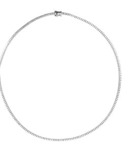 Joyas Nicols Colgantes | Collar Diamantes Riviere 5Ct 43Cm Jackie