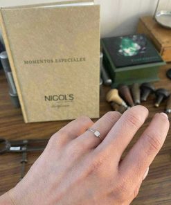 Joyas Nicols | Anillo Diamantes Pill