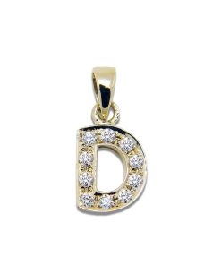 Joyas Nicols Colgantes | Colgante Inicial D Letra Diamantes