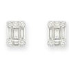 Joyas Nicols | Pendientes Diamantes Minerva 0.40 Dormilonas Square