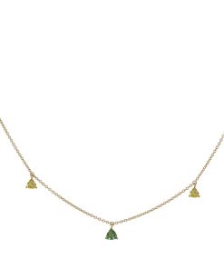 Joyas Nicols Colgantes | Collar Colgantes Piedras Cuarzo Verde Y Cuarzo Lim N Trillon