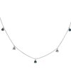 Joyas Nicols Colgantes | Collar Colgantes Topacio Azul Trillon