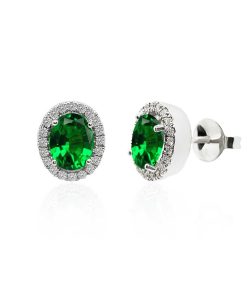 Joyas Nicols | Pendientes Esmeralda Orla Dalia 1.80