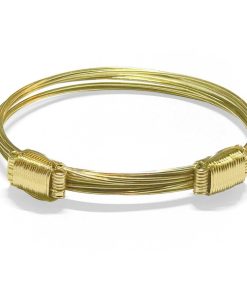 Joyas Nicols Pulseras | Pulsera Oro Amarillo Nudo Corredera 8 Hilos