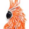 Joyas Nicols Broches | Broche Coral Papagayo Lady Halc N