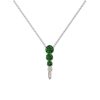 Joyas Nicols Colgantes | Colgante Circulos Green Velvet