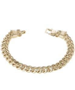 Joyas Nicols Pulseras | Pulsera Oro 18Kt Eslabon Cubano 7.5Mm S