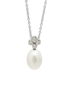 Joyas Nicols Colgantes | Colgante Diamantes Y Perla Pearls Lady