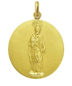 Joyas Nicols Medallas Y Cruces | Medalla San Pablo Oro 18 Kt.