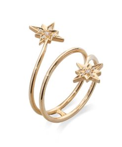 Joyas Nicols | Anillo Estrella Fugaz Cola Doble Little Details