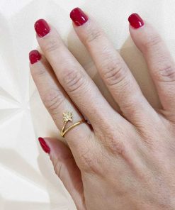 Joyas Nicols | Anillo Estrella Fugaz Cola Little Details