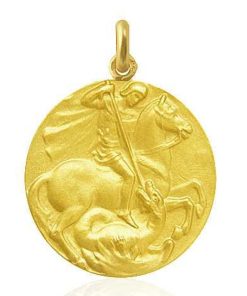 Joyas Nicols Medallas Y Cruces | Medalla San Jorge Oro 18 Kt.