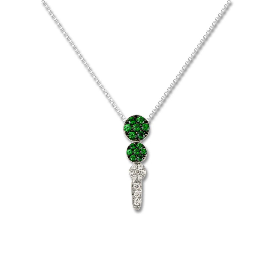 Joyas Nicols Colgantes | Colgante Circulos Green Velvet