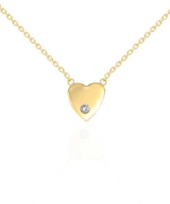 Joyas Nicols Colgantes | Collar Coraz N Diamante Oro Amarillo Always