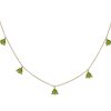 Joyas Nicols Colgantes | Collar Colgantes Piedras Peridoto Verde Trillon