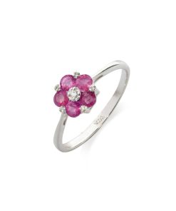 Joyas Nicols | Anillo Flor Rub Mini Details