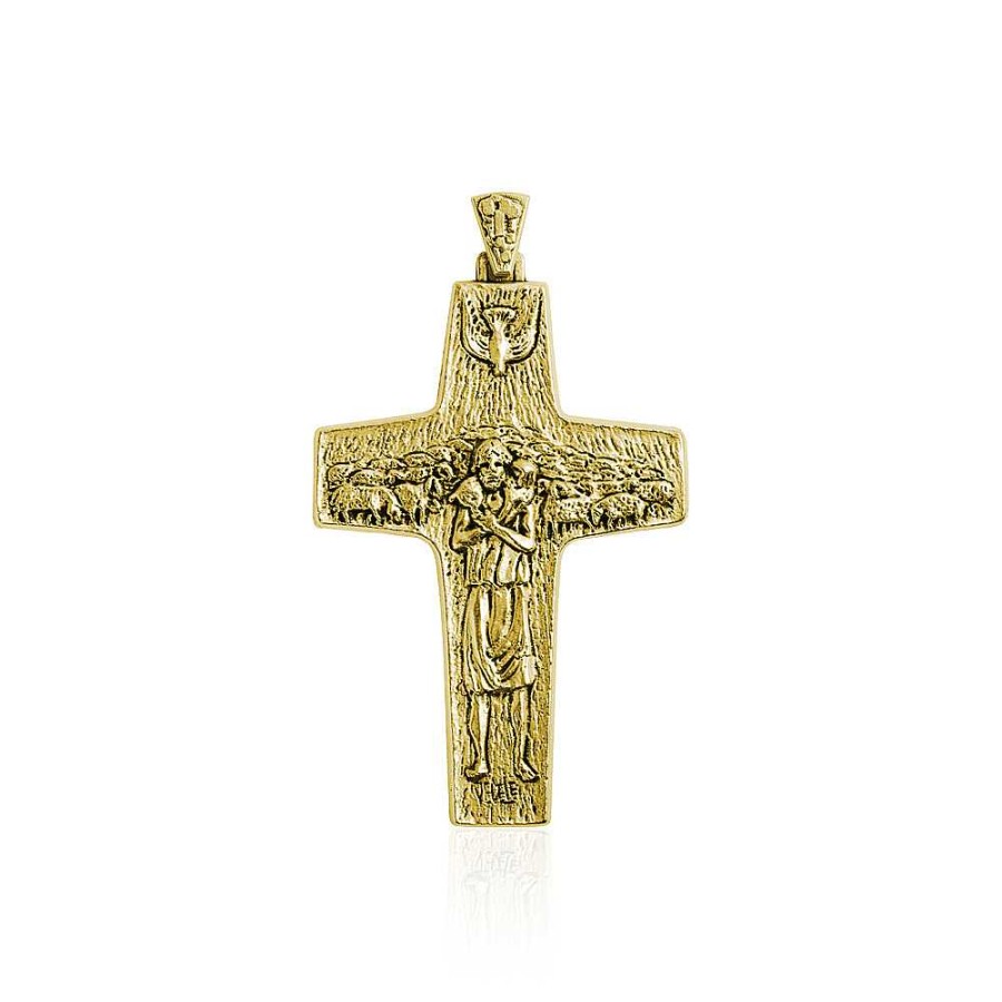 Joyas Nicols Medallas Y Cruces | Cruz Oro El Buen Pastor S