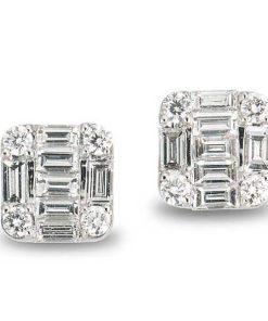 Joyas Nicols | Pendientes Diamantes Dormilonas Square