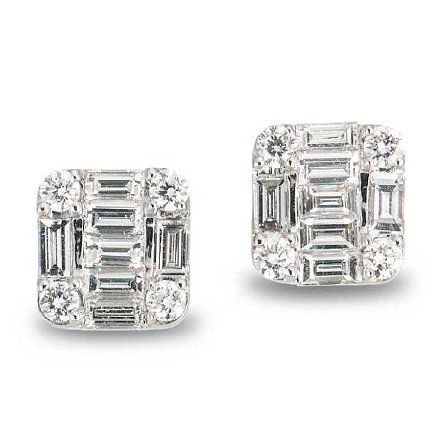 Joyas Nicols | Pendientes Diamantes Dormilonas Square