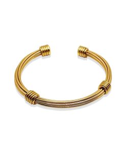 Joyas Nicols Pulseras De Hombre | Pulsera Hombre Oro Teseo 6Mm