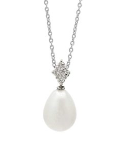 Joyas Nicols Colgantes | Colgante Diamantes Y Perla Pearls Lady