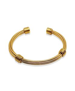 Joyas Nicols Pulseras De Hombre | Pulsera Hombre Oro Teseo 6Mm