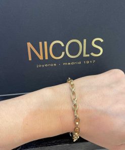 Joyas Nicols Pulseras | Pulsera Oro 18Kt Forsada Oval Daily