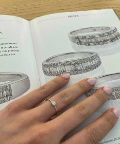 Joyas Nicols | Anillo Diamantes Pill