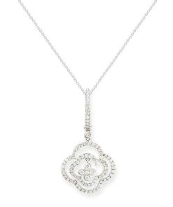 Joyas Nicols Colgantes | Colgante Diamantes Flor Arabesq