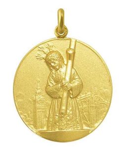 Joyas Nicols Medallas Y Cruces | Medalla Jes S Del Gran Poder Oro 18Kt