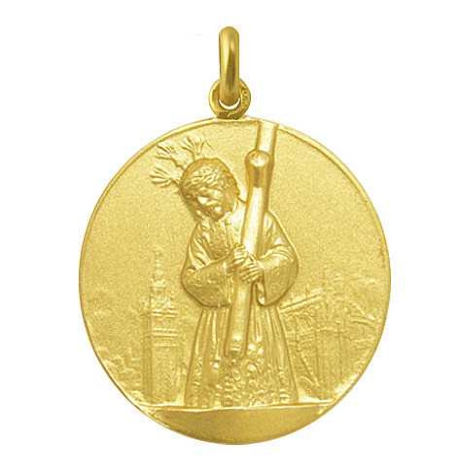 Joyas Nicols Medallas Y Cruces | Medalla Jes S Del Gran Poder Oro 18Kt