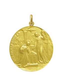 Joyas Nicols Medallas Y Cruces | Medalla San Gabriel Oro 18Kt