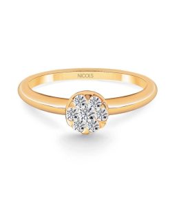 Joyas Nicols | Anillo Diamantes Pasion De Diamantes 0.23 Oro Rosa