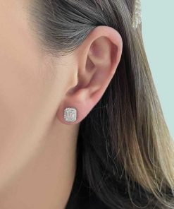 Joyas Nicols | Pendientes Diamantes Dormilonas Square