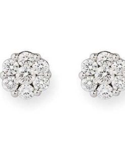 Joyas Nicols | Pendientes Diamantes Camelia 0.30 Dormilonas