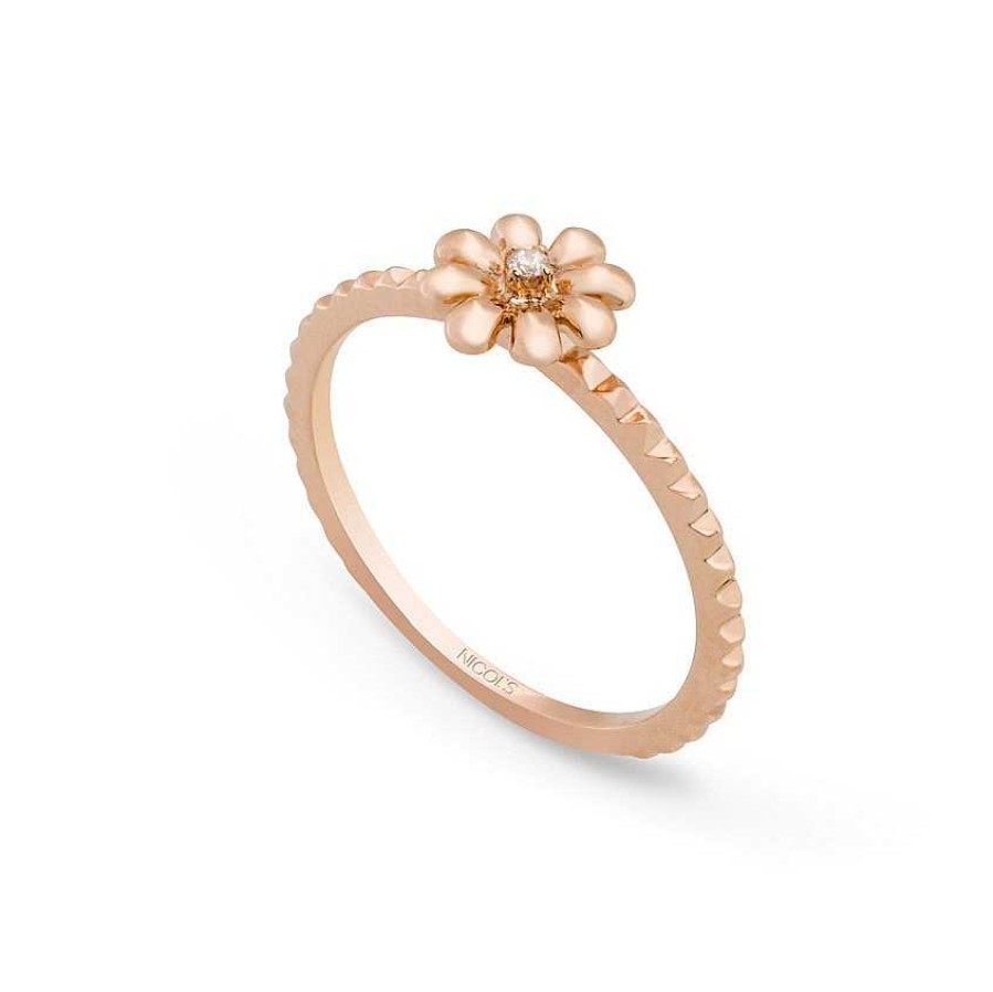 Joyas Nicols | Anillo Diamantes Flor Mix & Match