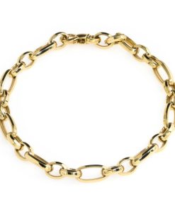 Joyas Nicols Pulseras | Pulsera Eslabones Oro 18Kt Daily Oval