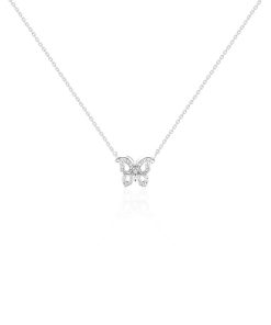 Joyas Nicols Colgantes | Collar Mariposa Diamantes Nicols