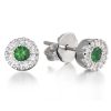 Joyas Nicols | Pendientes Esmeralda Dormilona Diamond Color