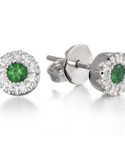 Joyas Nicols | Pendientes Esmeralda Dormilona Diamond Color