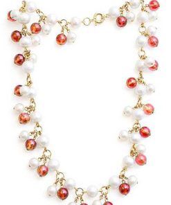 Joyas Nicols Colgantes | Collar Perlas Y Cuarzo Pearls Lady