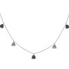 Joyas Nicols Colgantes | Collar Colgantes Topacio Azul Trillon