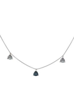 Joyas Nicols Colgantes | Collar Colgantes Topacio Azul Trillon