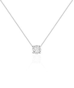 Joyas Nicols Colgantes | Collar Diamante Katherine 0.55-1.00Ct Solitario Oro Blanco