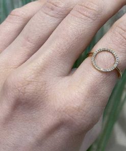 Joyas Nicols | Anillo Oro Circulo Mini Details