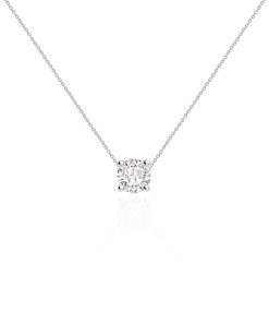 Joyas Nicols Colgantes | Collar Diamante Katherine 0.55-1.00Ct Solitario Oro Blanco