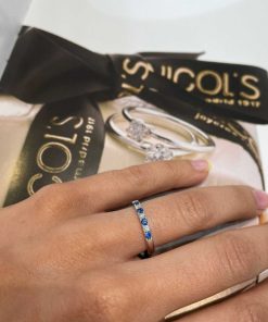 Joyas Nicols | Anillo Diamantes Zafiro Azalea