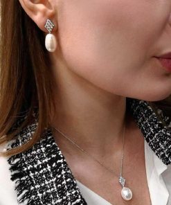 Joyas Nicols Colgantes | Colgante Diamantes Y Perla Pearls Lady