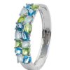 Joyas Nicols Pulseras | Pulsera Aguamarina Mosaic Bunch